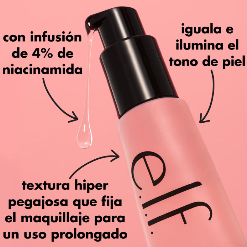 E.L.F. POWER GRIP PRIMER (PREBASE FACIAL DE MAQUILLAJE HIDRATANTE A BASE DE GEL)