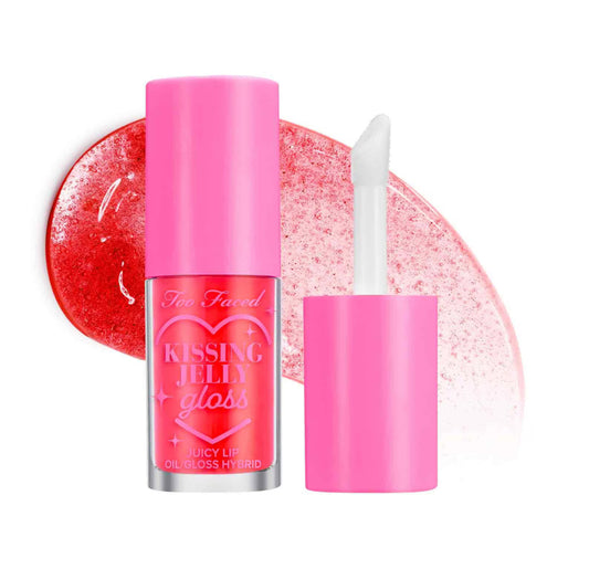 Too Faced Kissing Jelly Lip Oil Gloss – Brillo Labial Aceite Hidratante – 4.5 ml