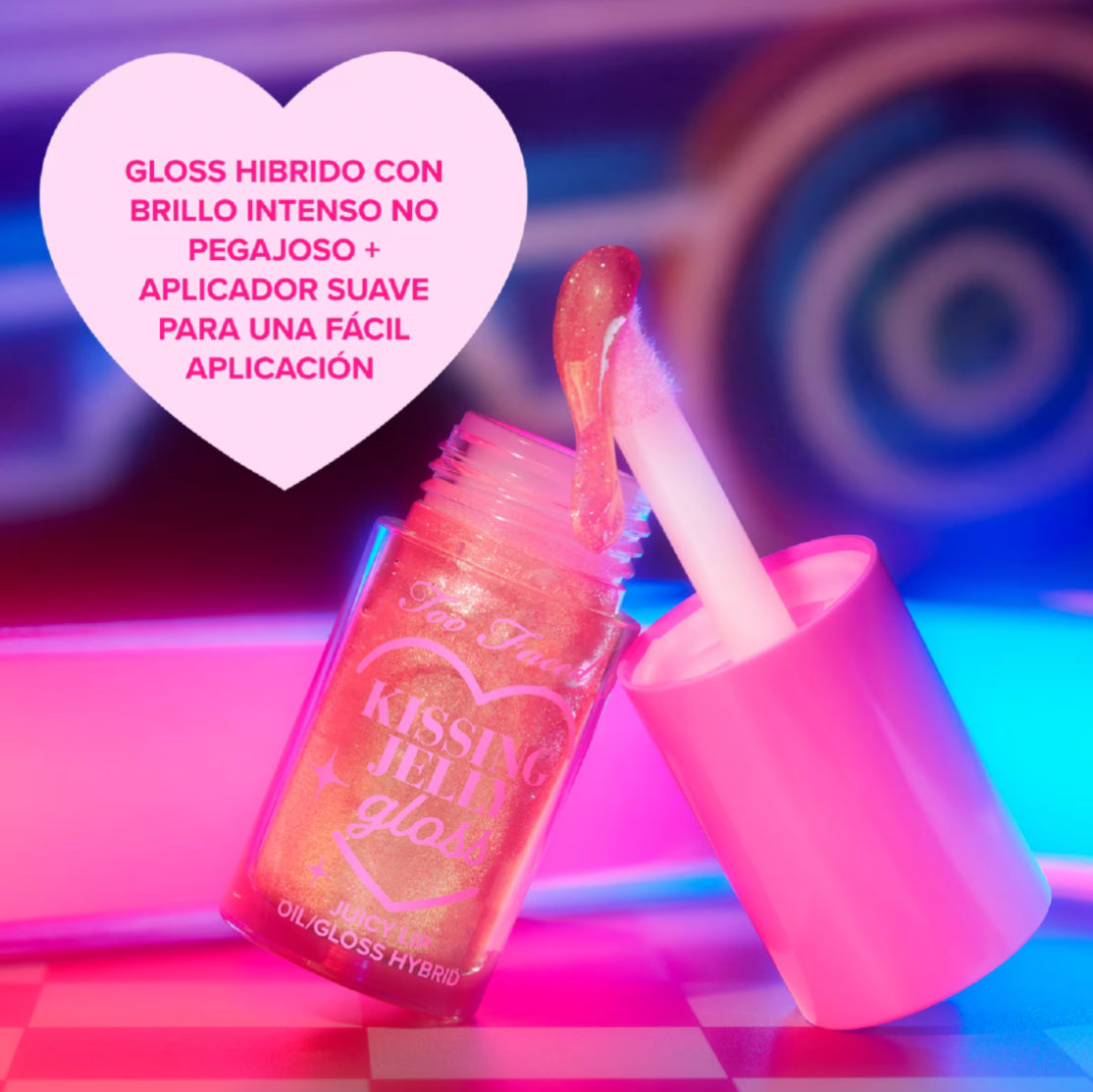 Too Faced Kissing Jelly Lip Oil Gloss – Brillo Labial Aceite Hidratante – 4.5 ml