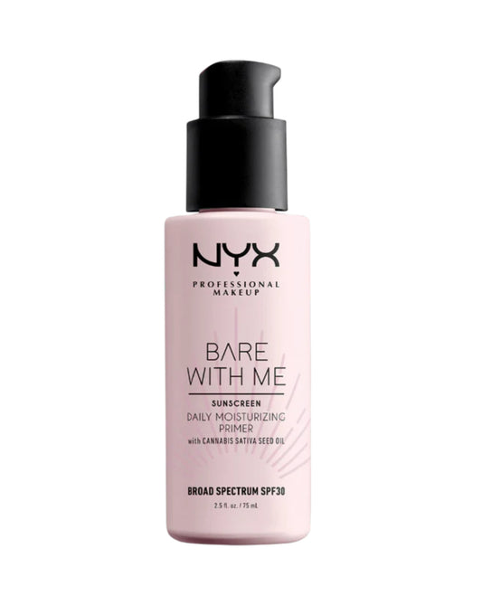 NYX Bare With Me Prebase Facial Hidratante con Protector Solar SPF 30 – 75 ml